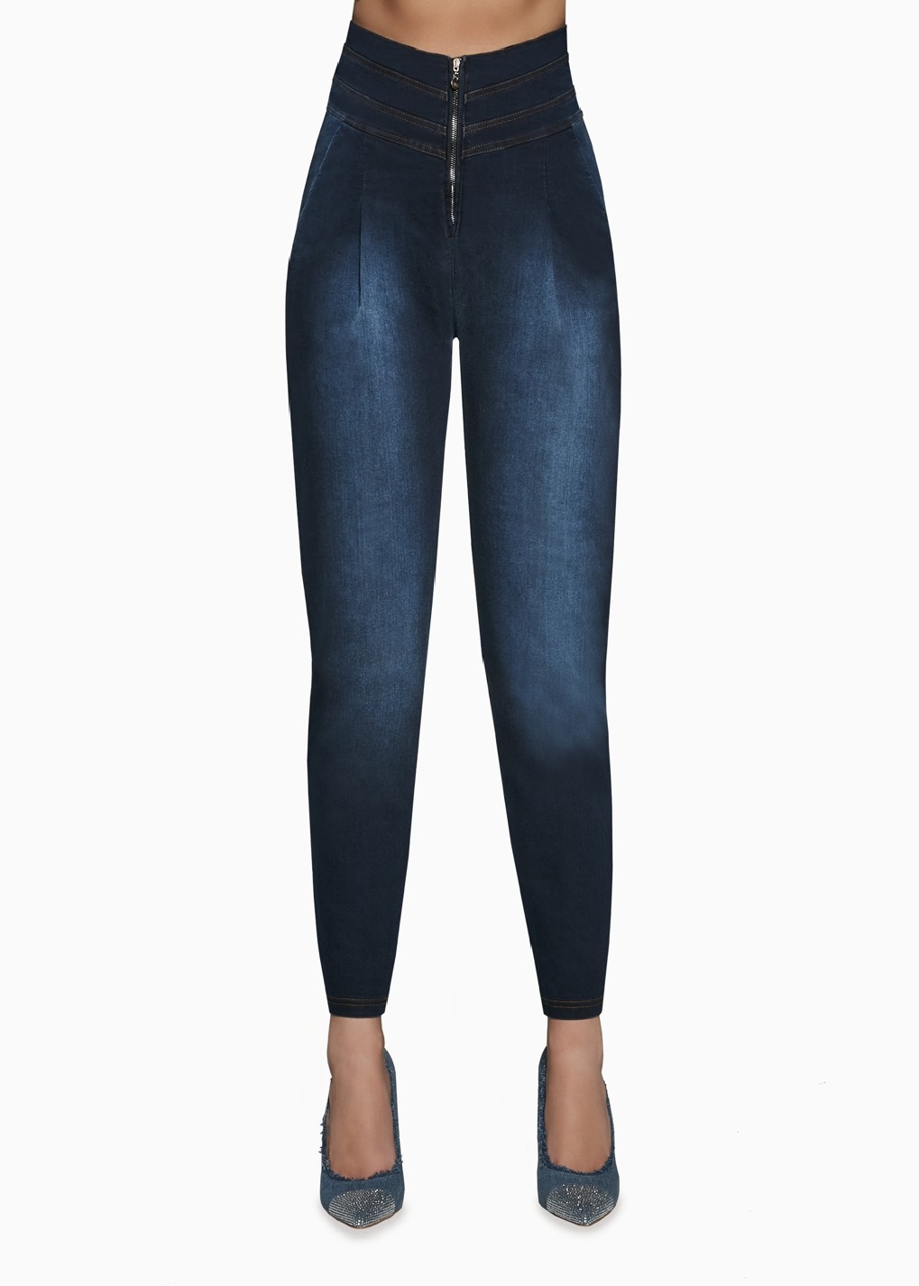 Colanti de damă Bas Bleu 395-LYNDA DEEPBLUE