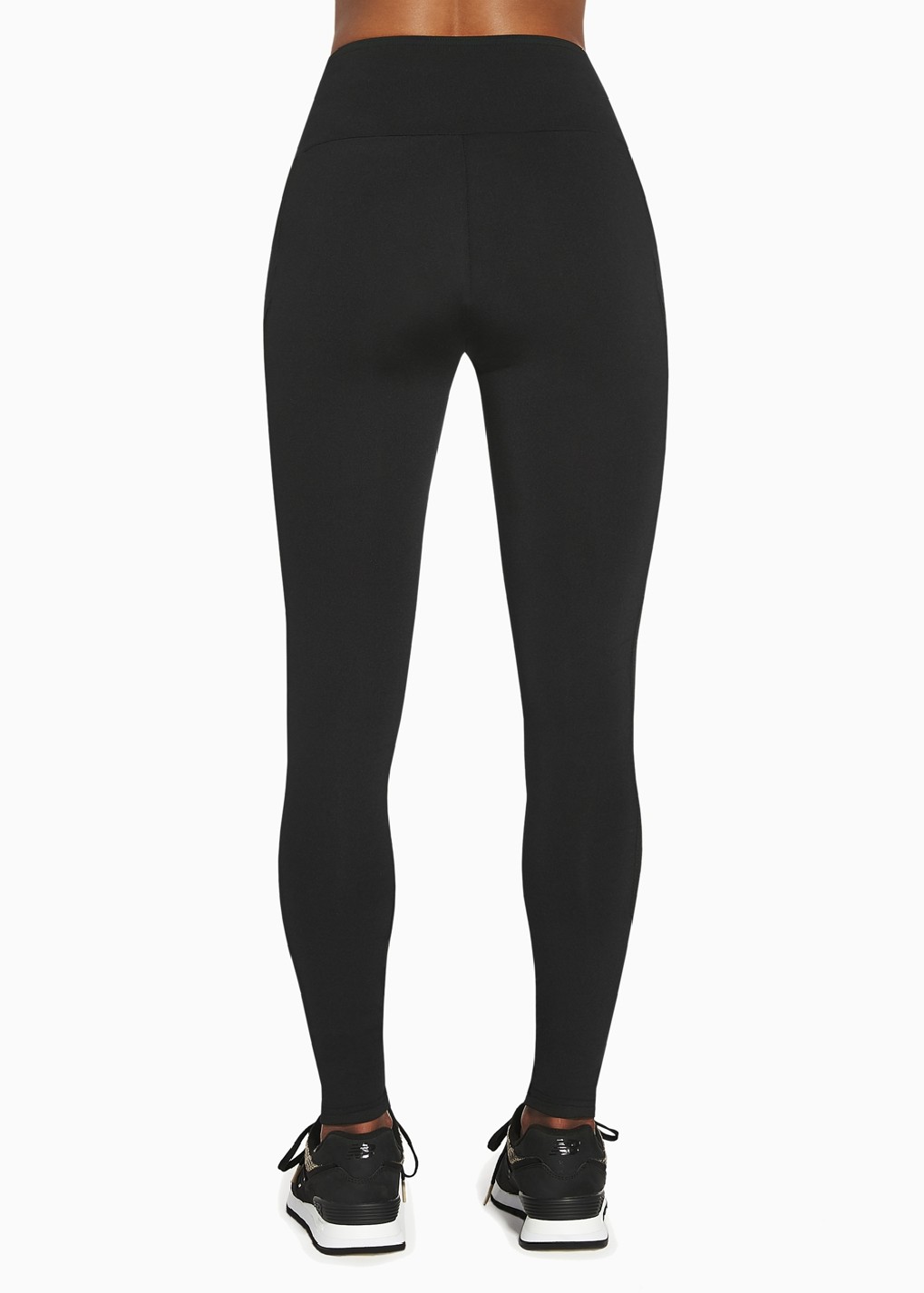 Bas Bleu MISTY sports leggings with wasp waist and combination effect