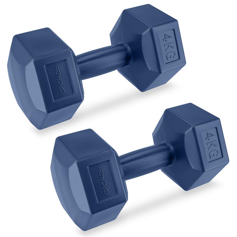 Spokey MONSTER Hexagonal Dumbbell Set, 4 Kg