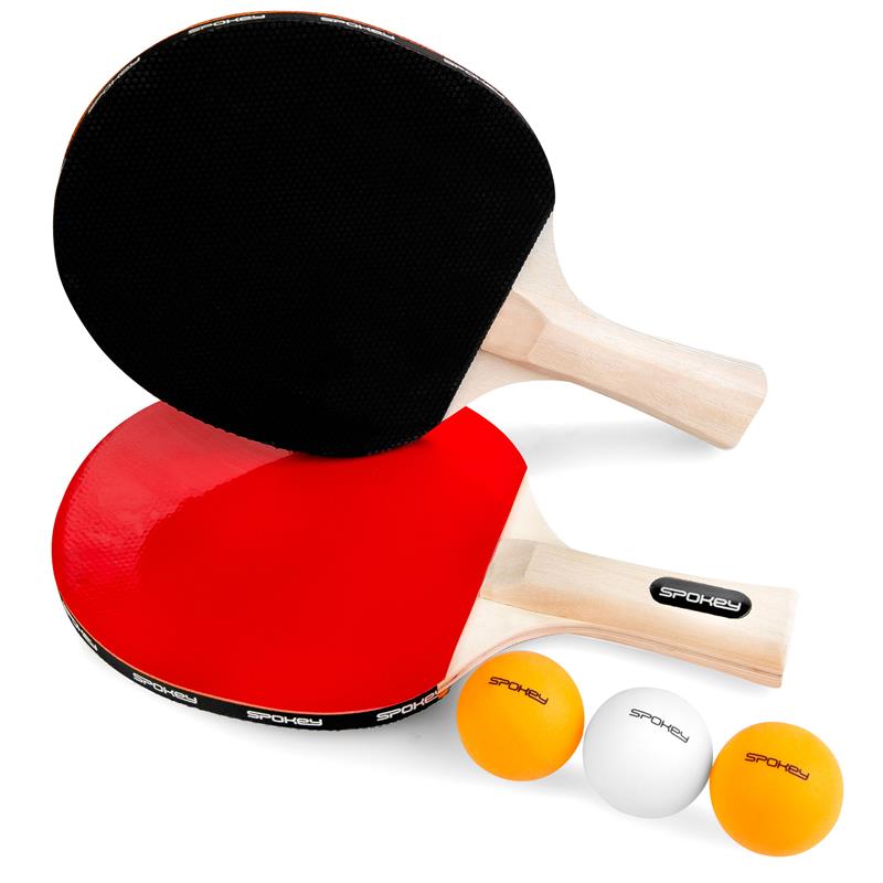 Spokey JOY SET Ping-pong set - 2 bats * with straight hand, 3 paddles