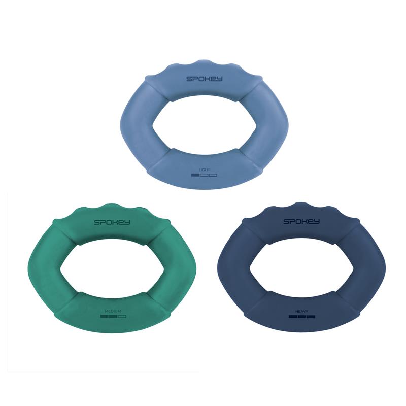 Spokey HAND POWER Set of 3 training rings with different hardness