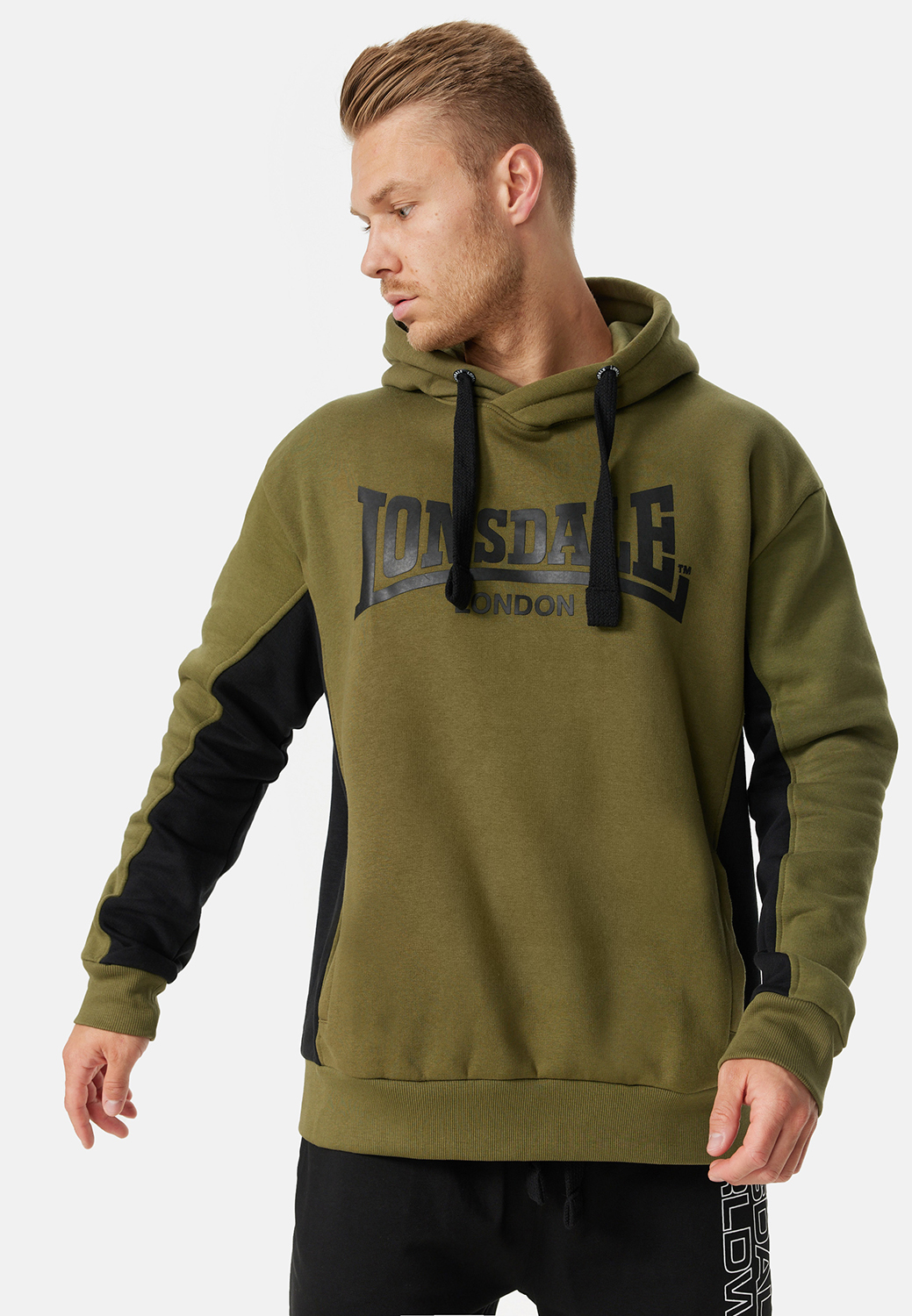 Hanorac barbati, Lonsdale Olive