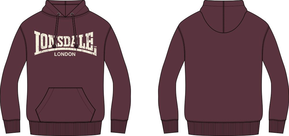 Lonsdale Men&#039;s hooded sweatshirt regular fit