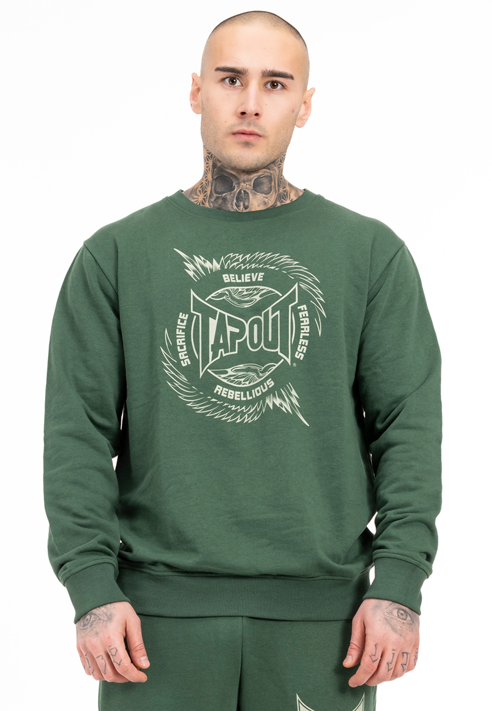 Tapout Men's Crewneck Sweatshirt Regular Fit