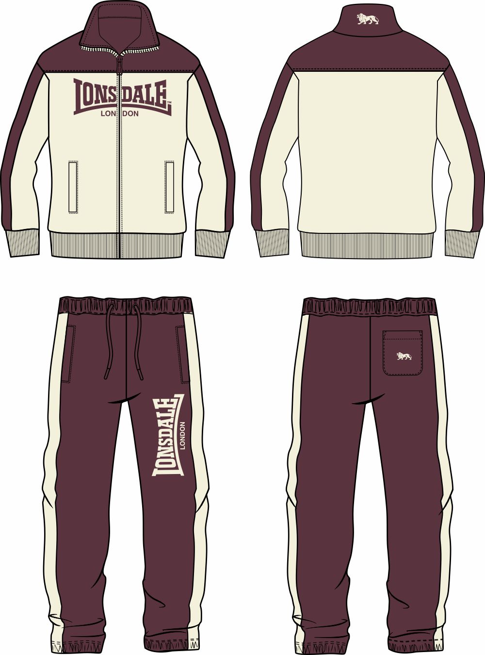 Lonsdale Men's tracksuit regular fit