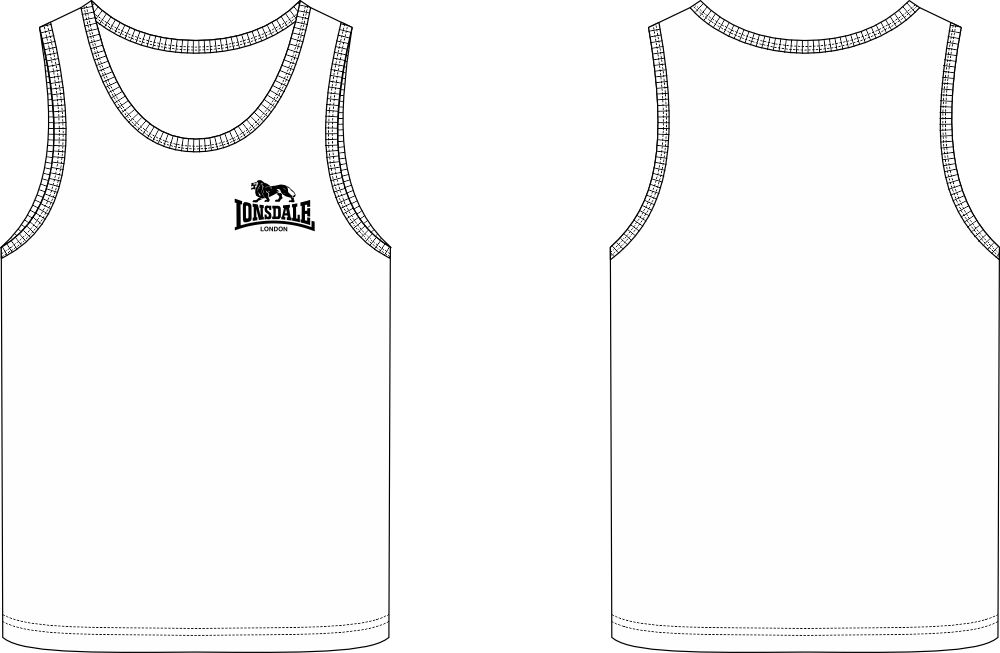 Мъжки потник с прилепнала кройка Lonsdale