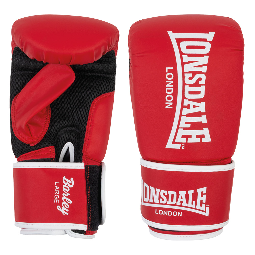 Фото - Захист для єдиноборств Lonsdale Artificial leather boxing bag gloves 