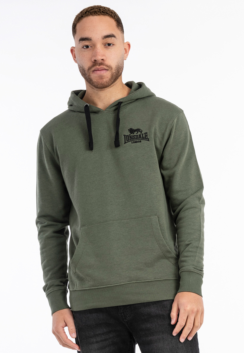 Lonsdale Mens hooded sweatshirt regular fit