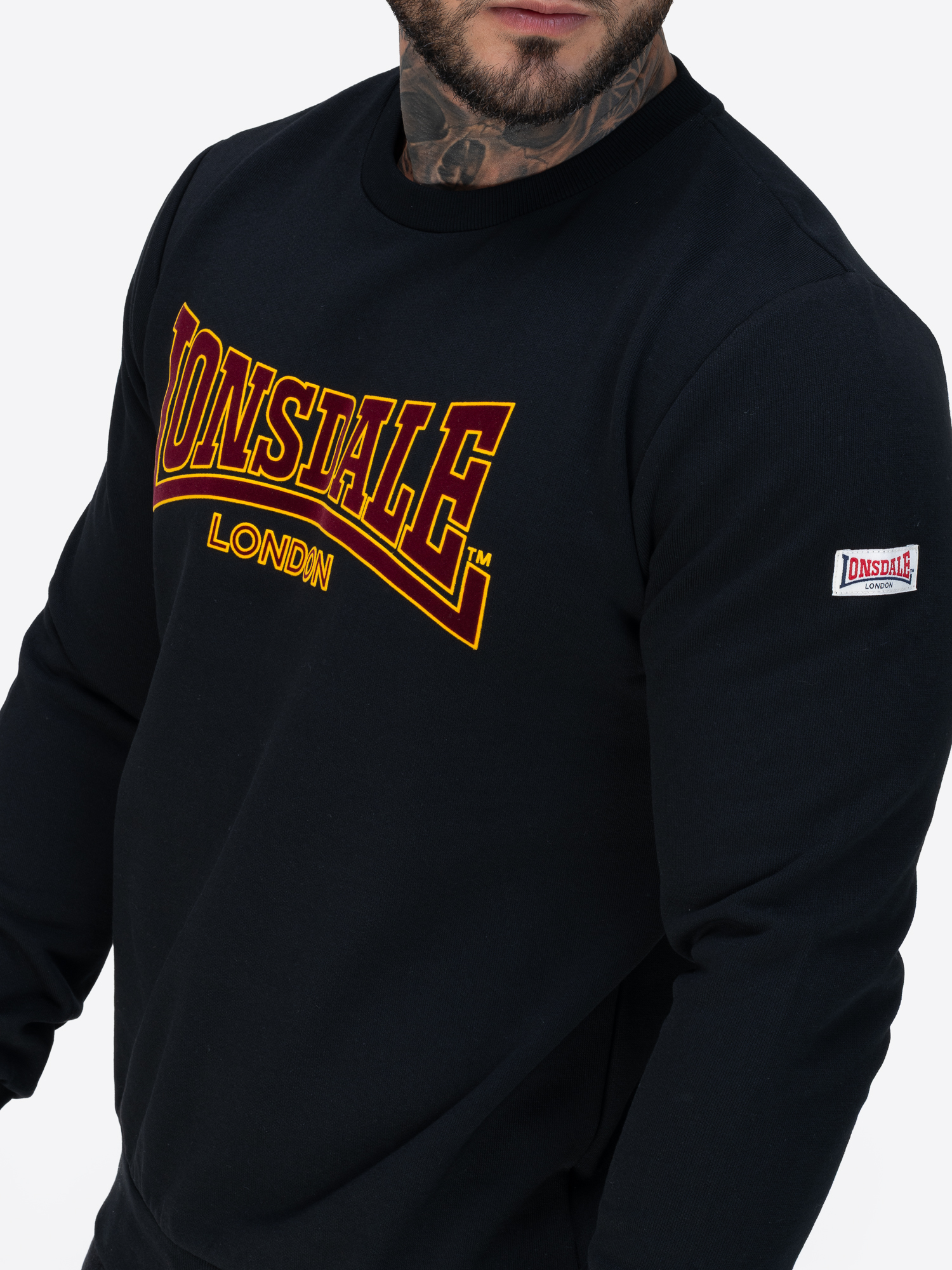 Lonsdale Men's crewneck sweatshirt slim fit