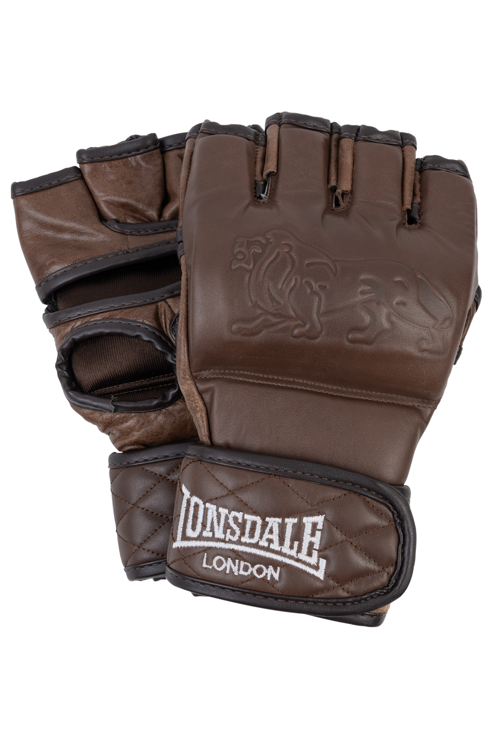 Фото - Захист для єдиноборств Lonsdale Leather MMA sparring gloves 