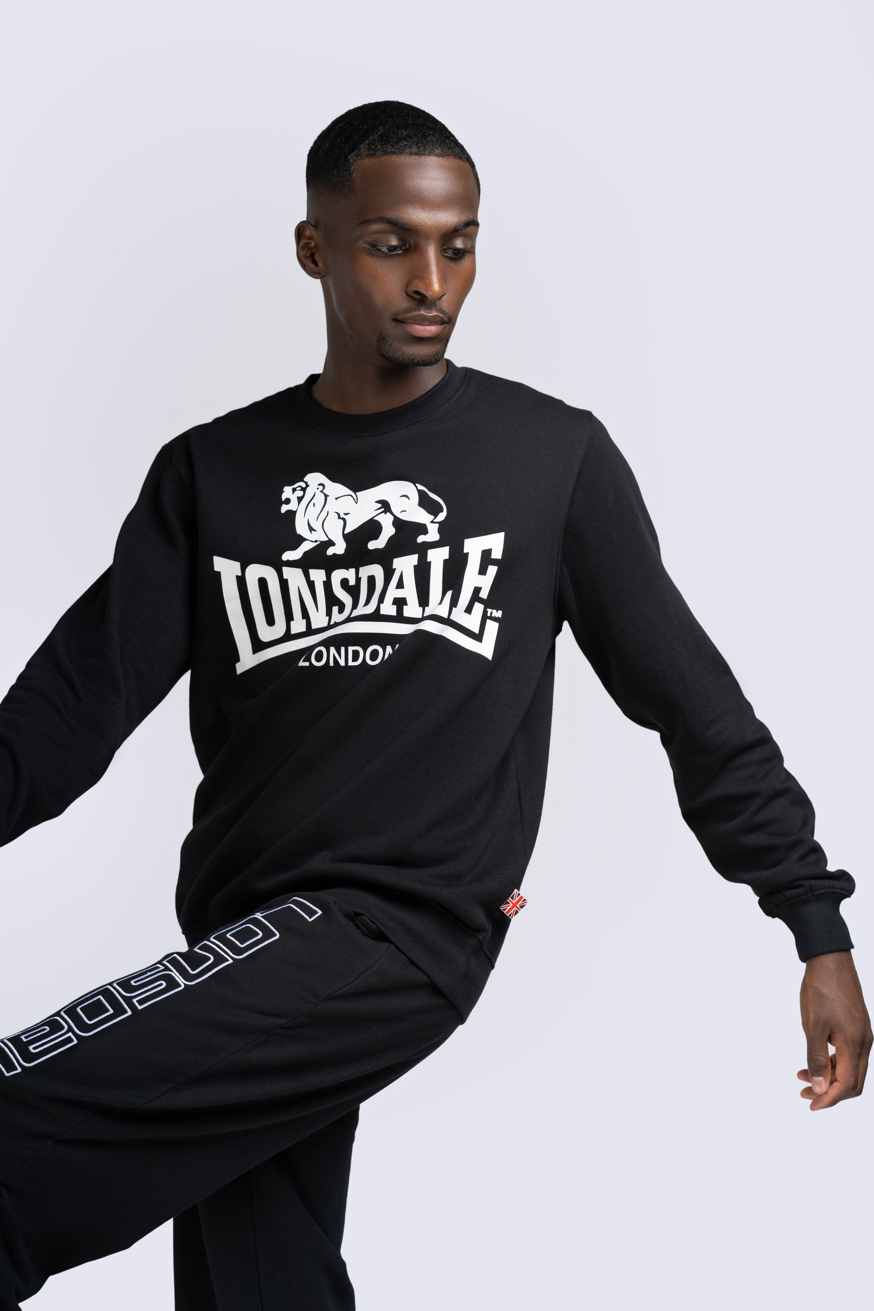 Hanorac bărbați Lonsdale 113374-Black