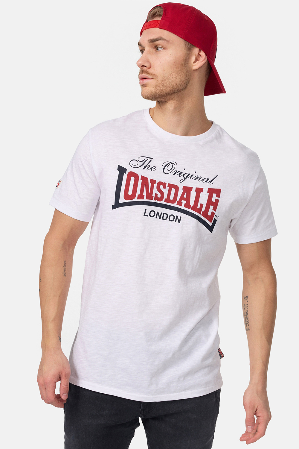 Tricou barbati Lonsdale 117019-Black