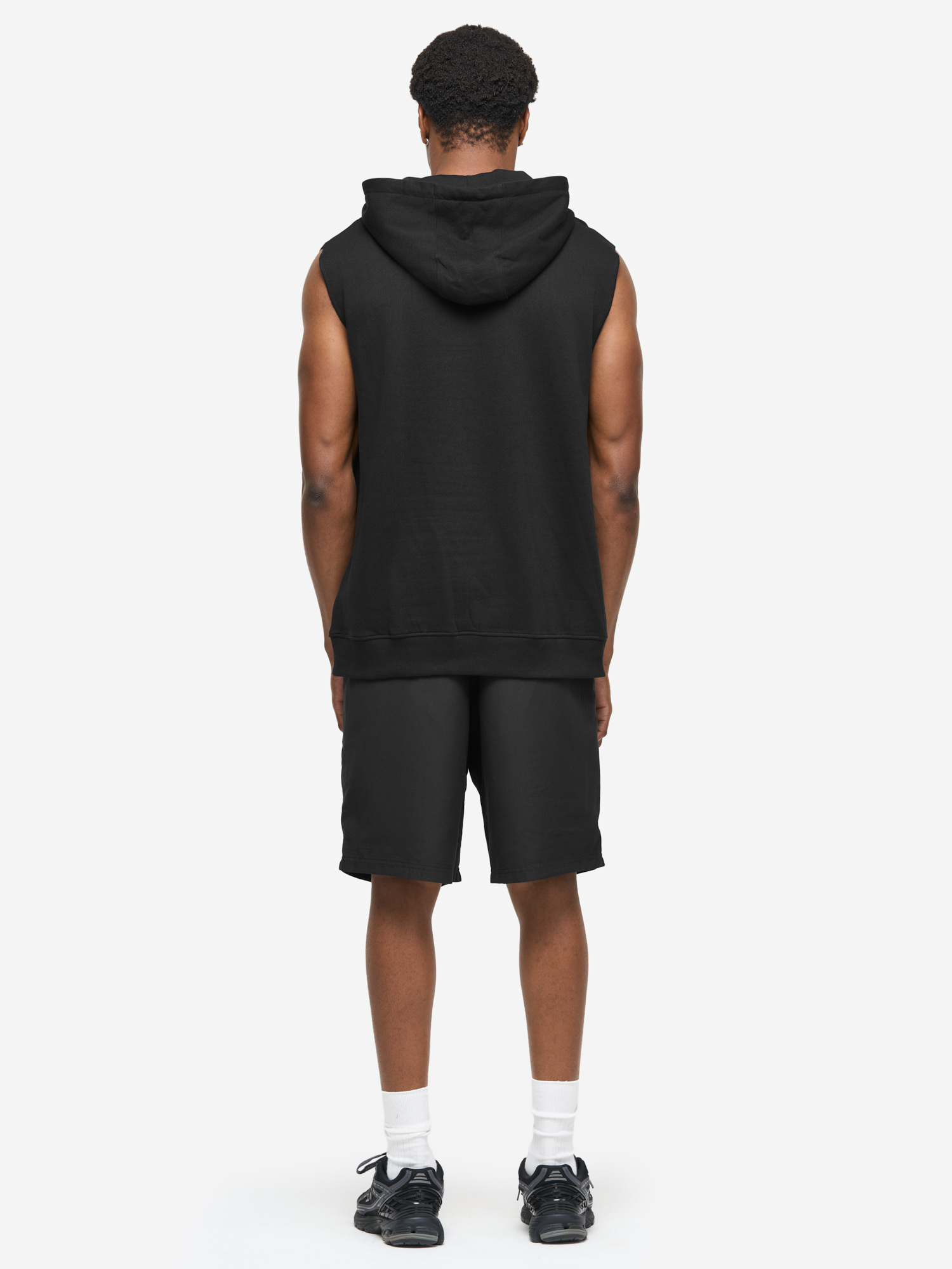 Lonsdale Men's sleeveless hoodie &amp; shorts set regular fit