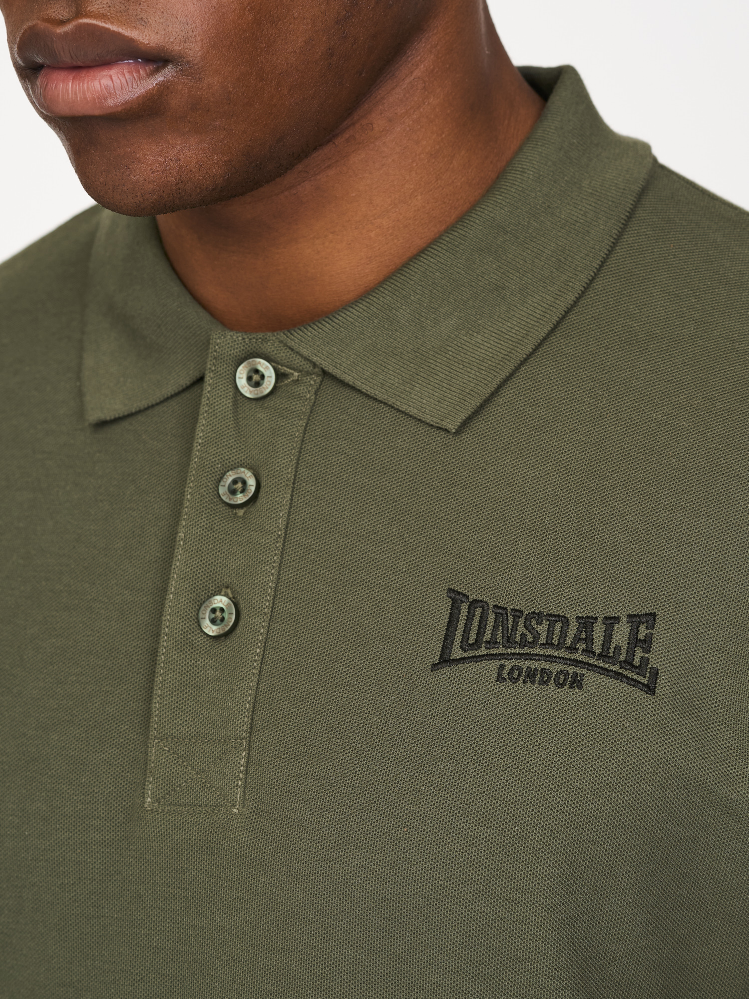 Lonsdale Men's polo shirt regular fit double pack