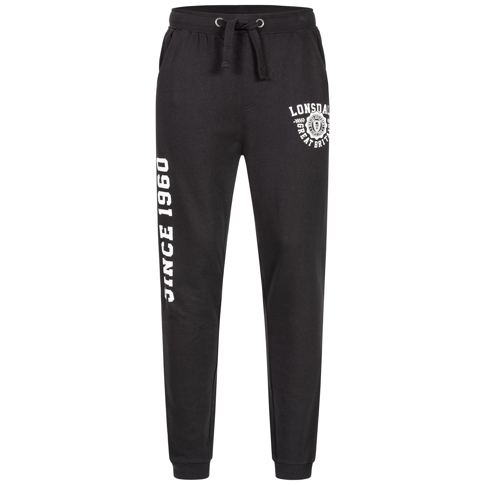 Pánské tepláky Lonsdale 117151-Black/White