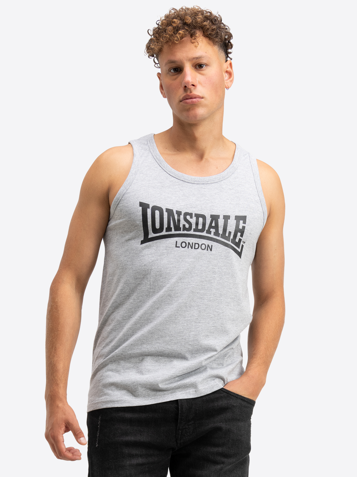 Lonsdale Men's singlet regular fit double pack