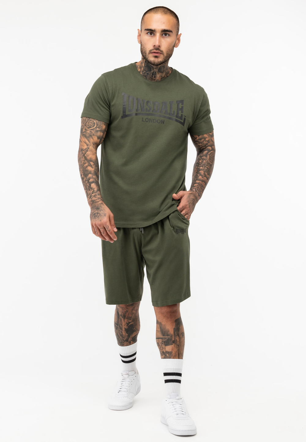 Levně Lonsdale Men's t-shirt &amp; shorts set regular fit