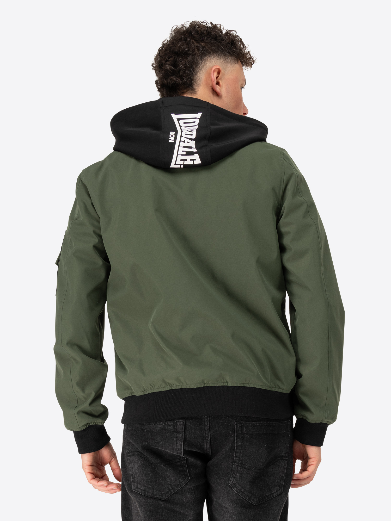 Lonsdale Men's hooded jacket slim fitMen's windbreaker regular fit