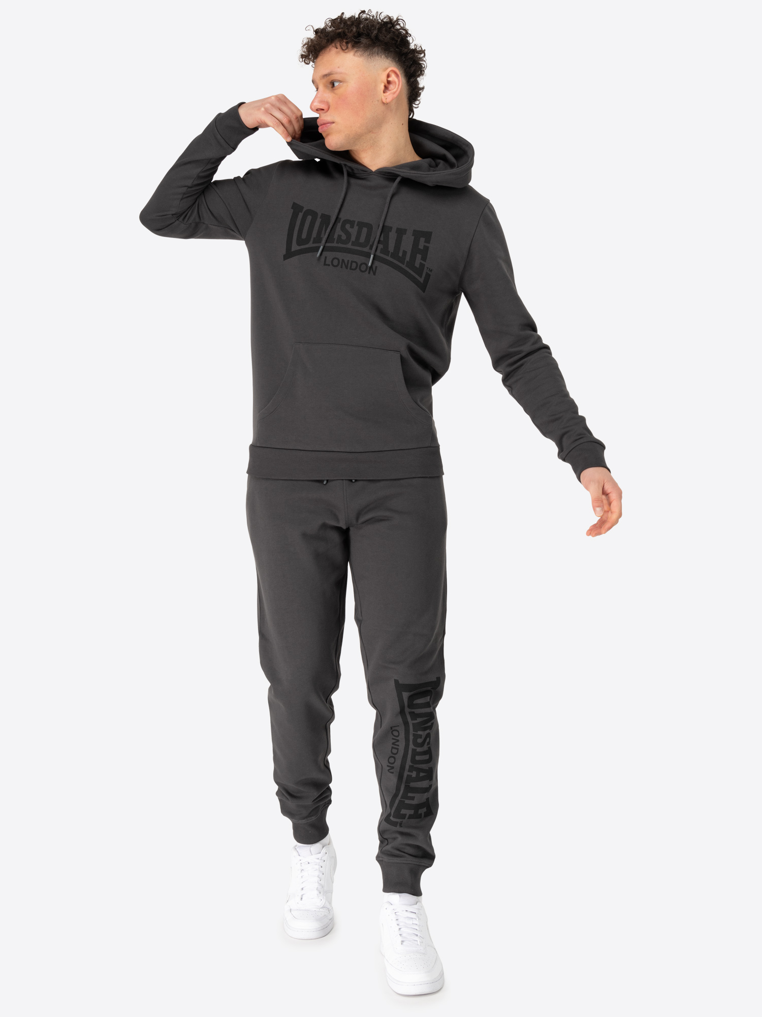 Lonsdale Men's hooded tracksuit slim fit