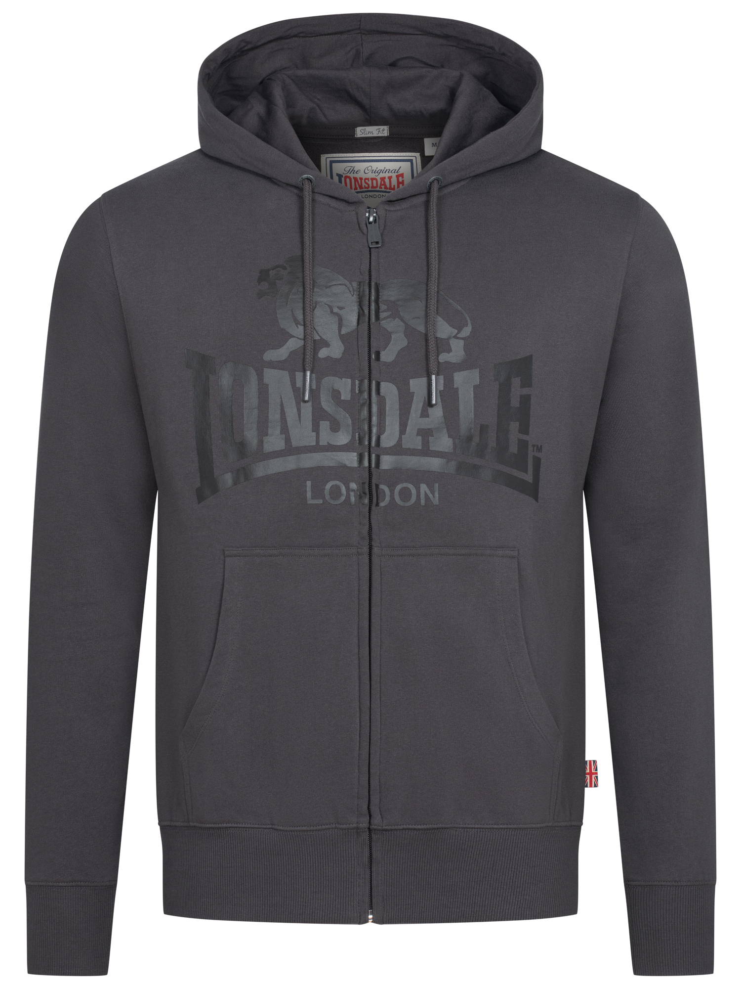 Lonsdale Men&#039;s hooded zipsweat jacket slim fit