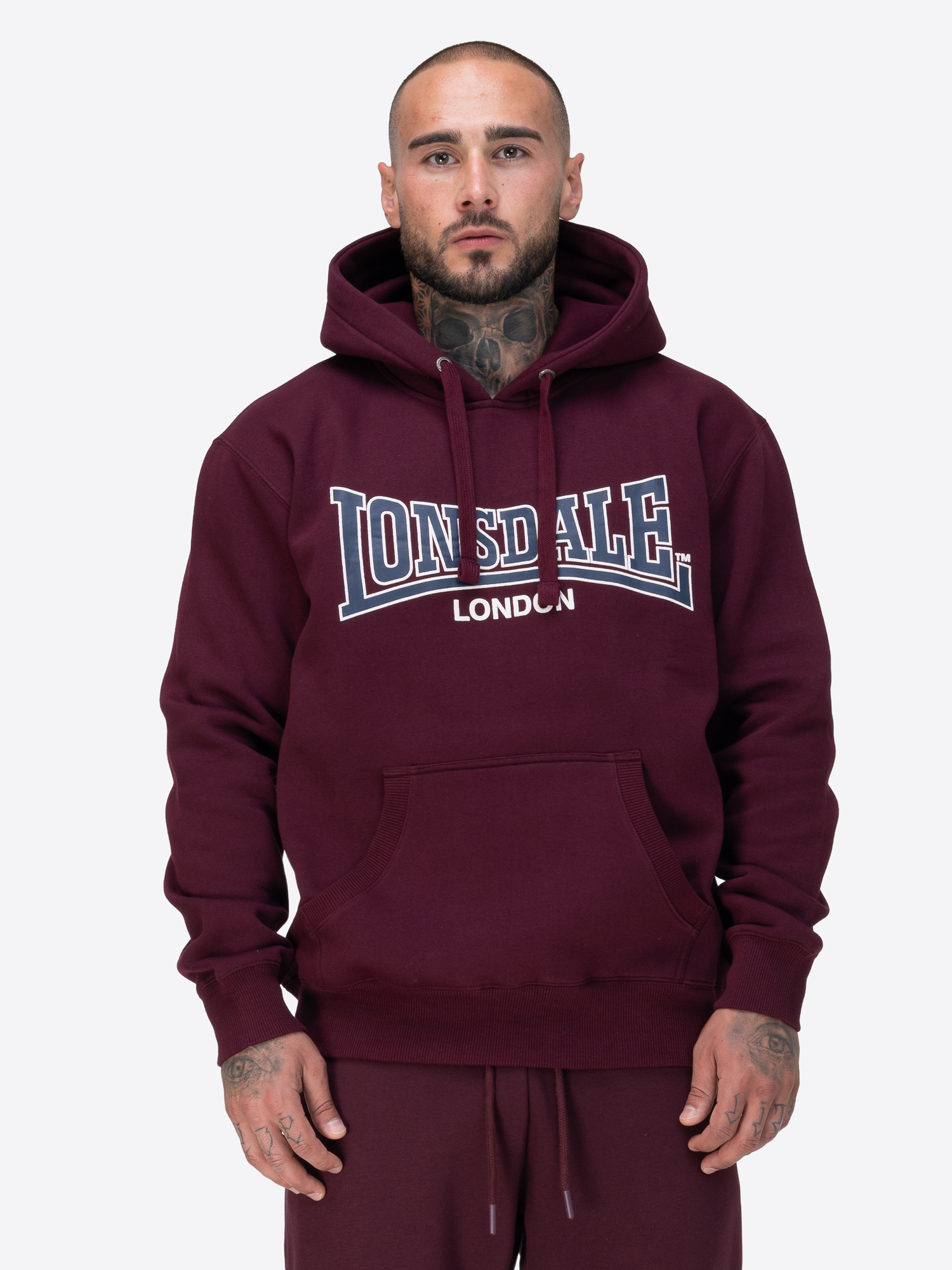 Lonsdale Men's hooded sweatshirt regular fit