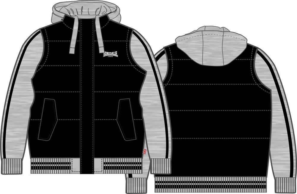 Lonsdale Men's hooded jacket regular fit