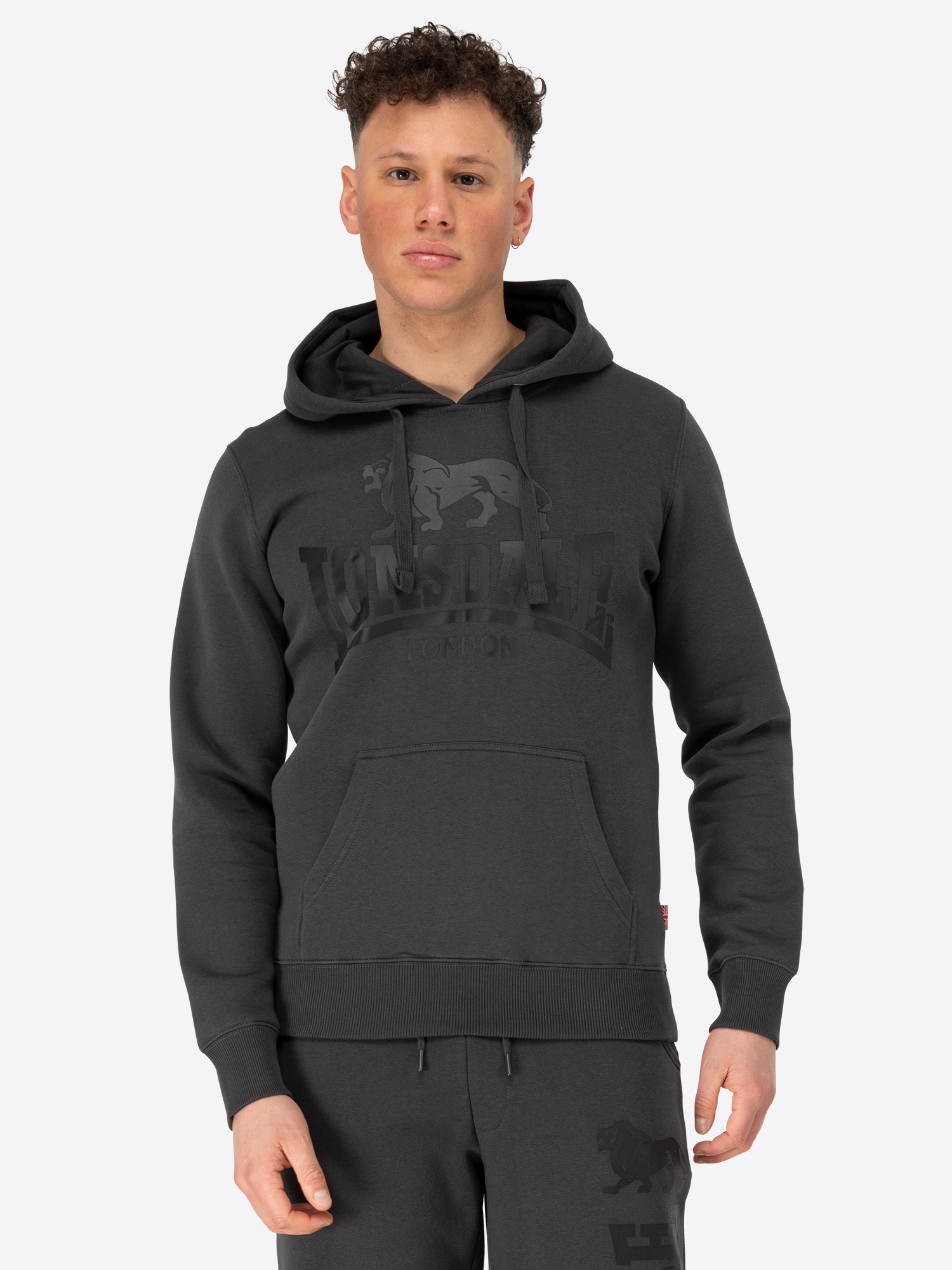Lonsdale Men's hooded sweatshirt slim fit