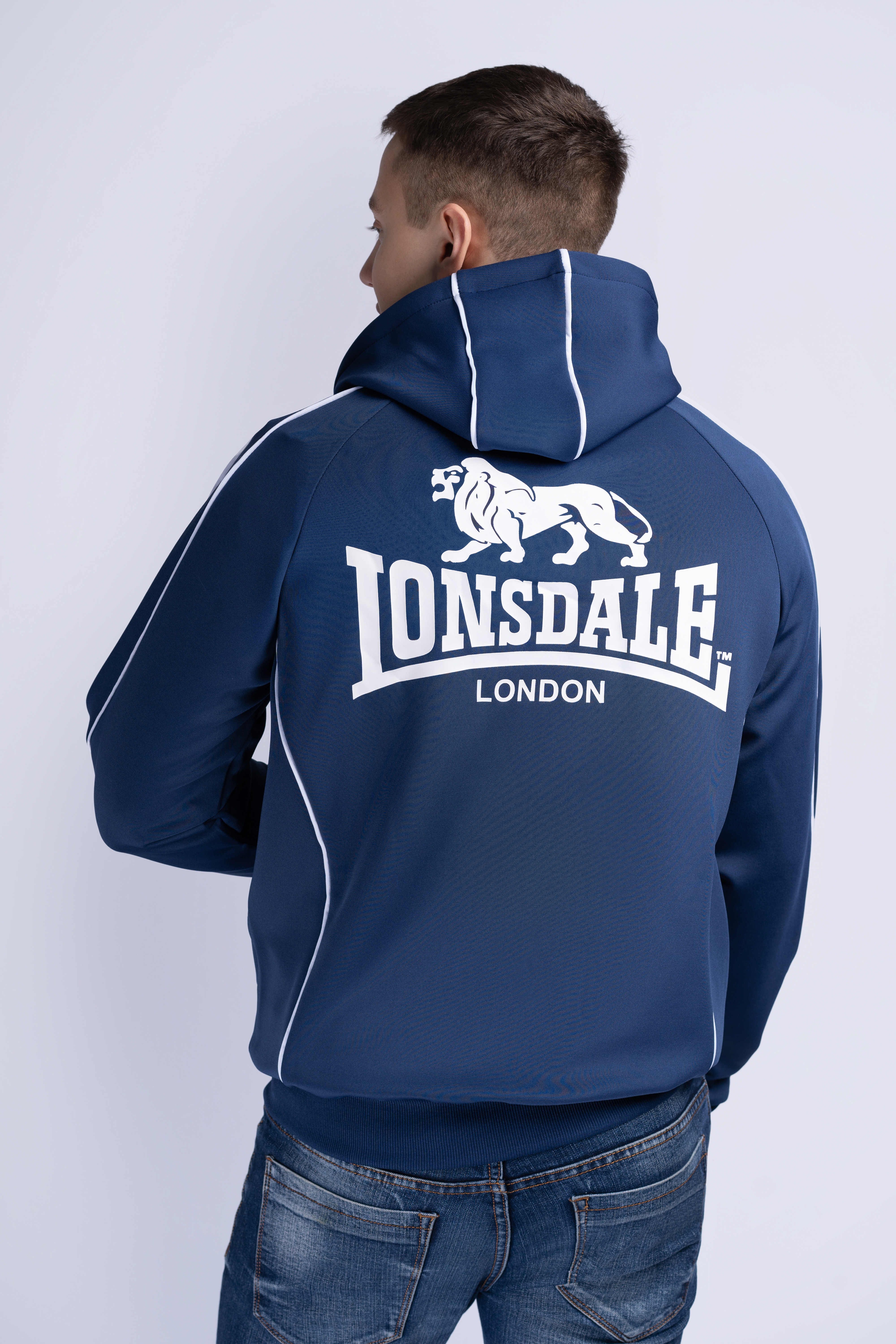 Hanorac bărbați Lonsdale Zip-Up
