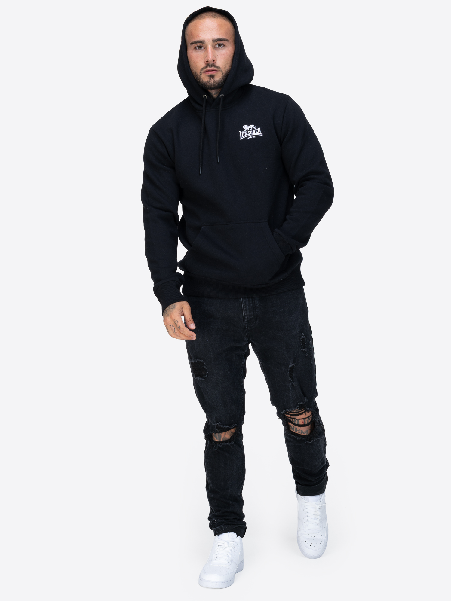 Lonsdale Men's hooded sweatshirt regular fit