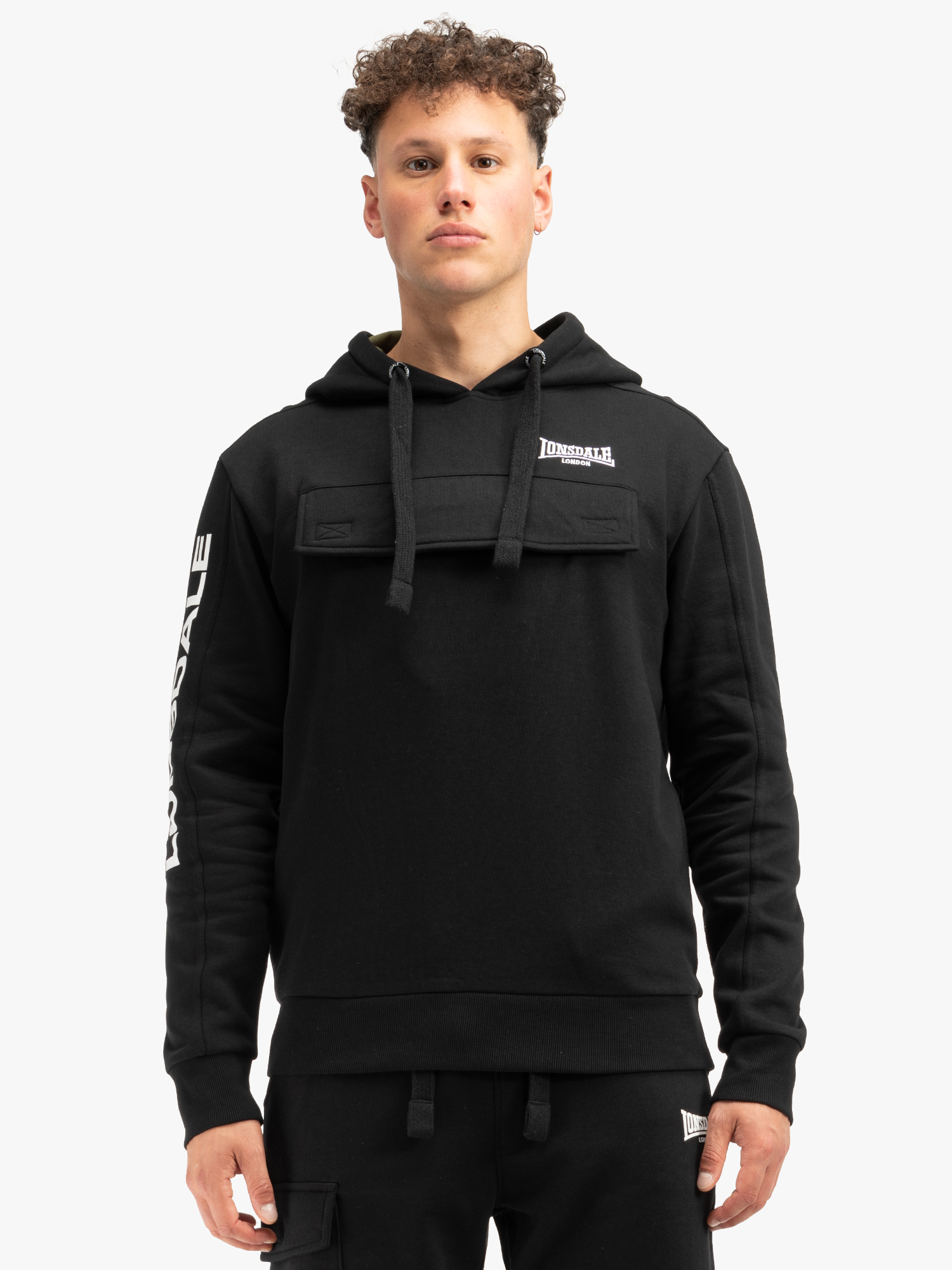 Lonsdale Men&#039;s hooded sweatshirt regular fit
