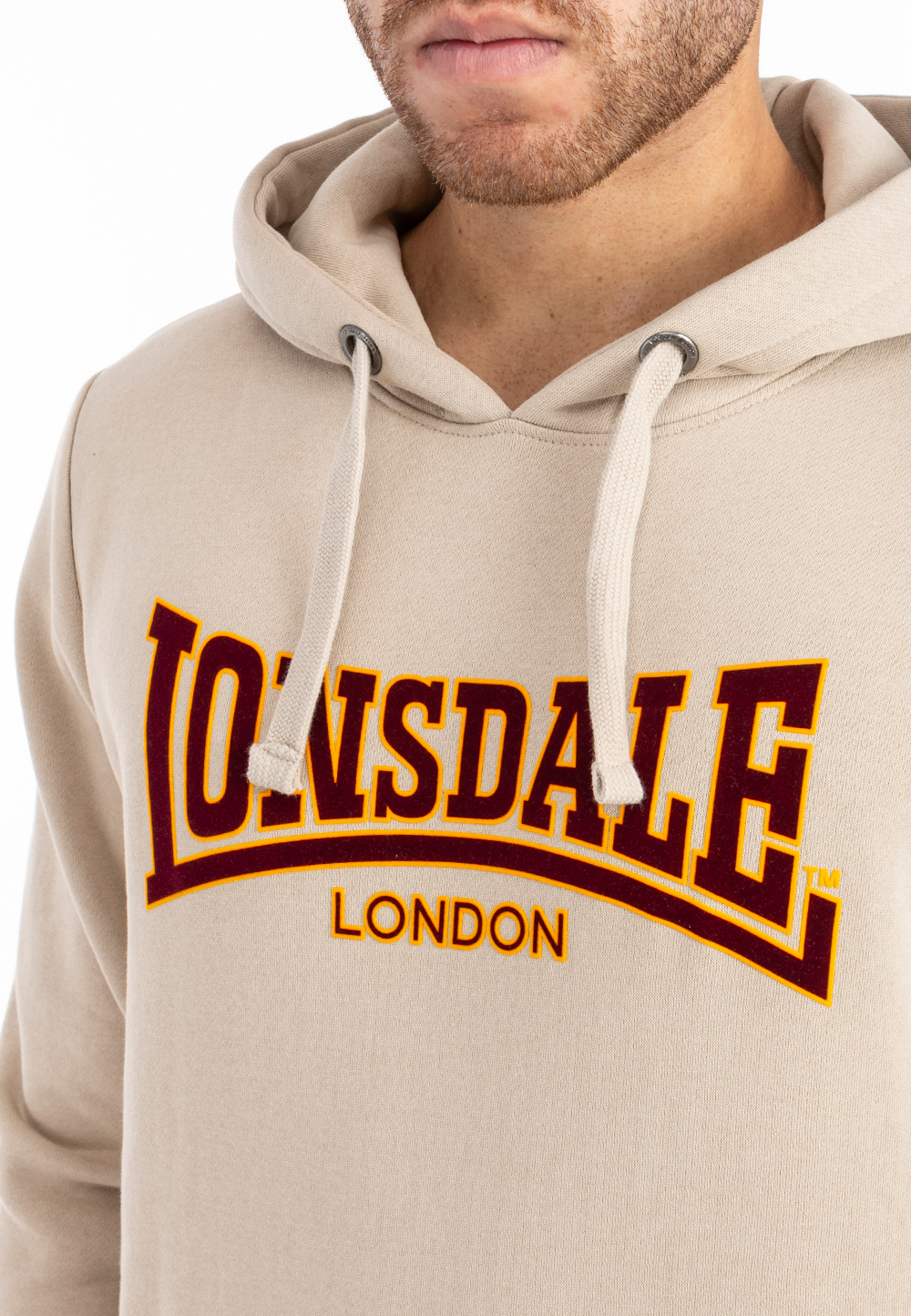 Lonsdale Men's hooded sweatshirt slim fit