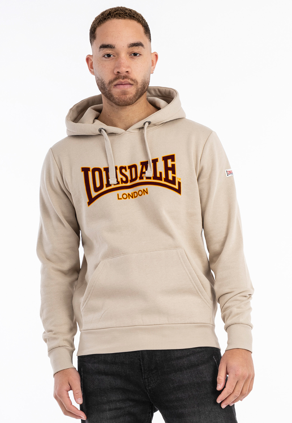 Lonsdale Men's Hooded Sweatshirt Slim Fit