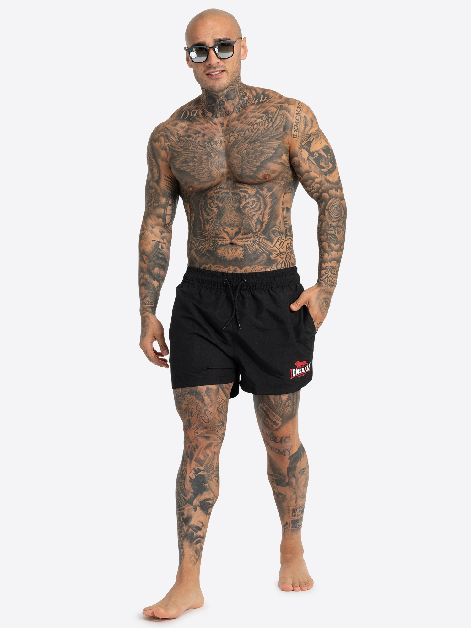 Pantaloni scurti de baie barbati Lonsdale