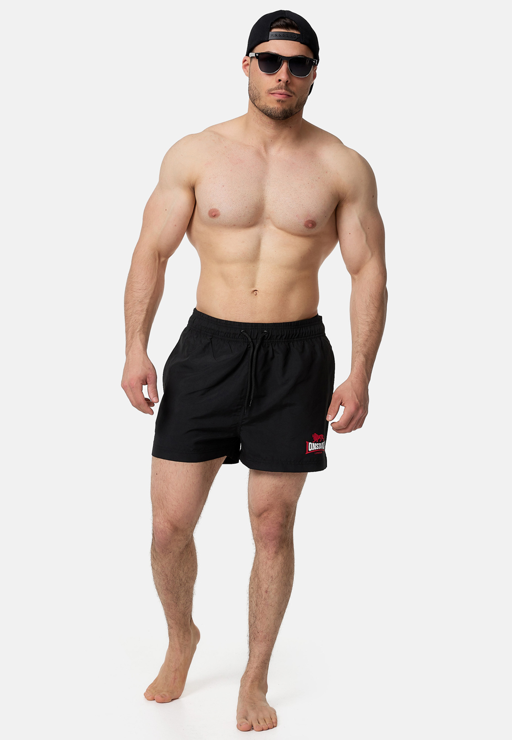 Pantaloni scurti de baie barbati Lonsdale