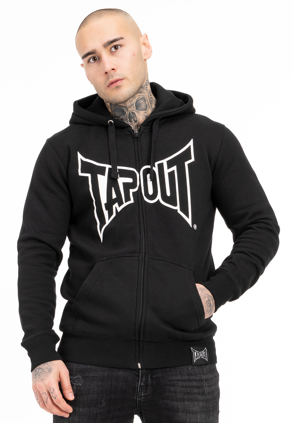 Tapout Mens hooded zipsweat jacket regular fit