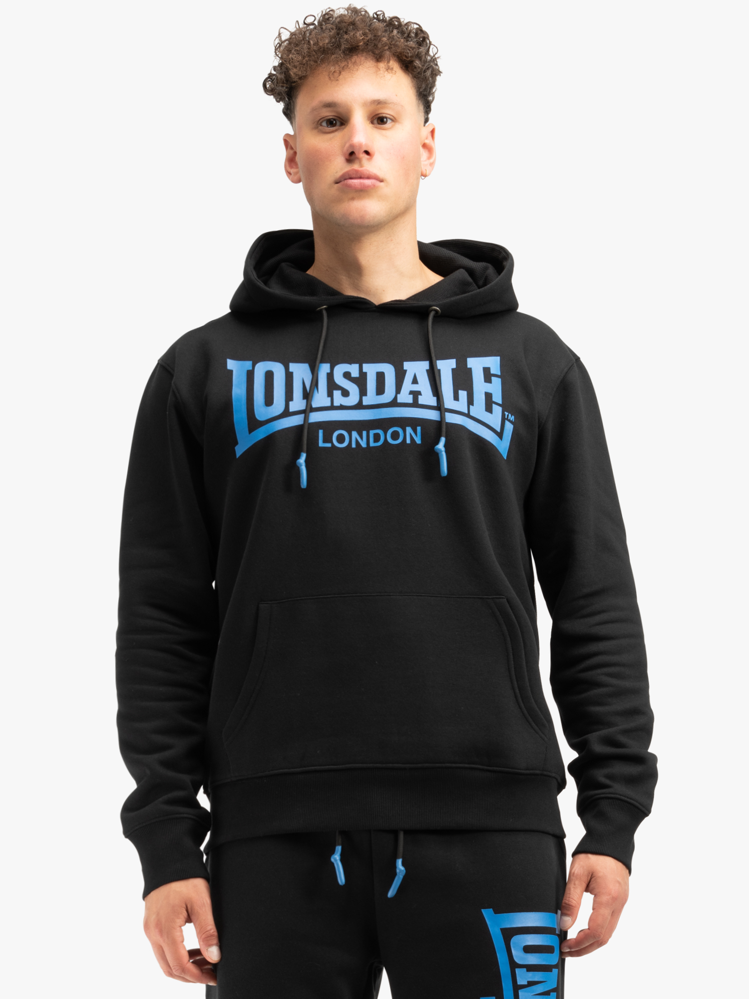 Lonsdale Mens hooded sweatshirt regular fit