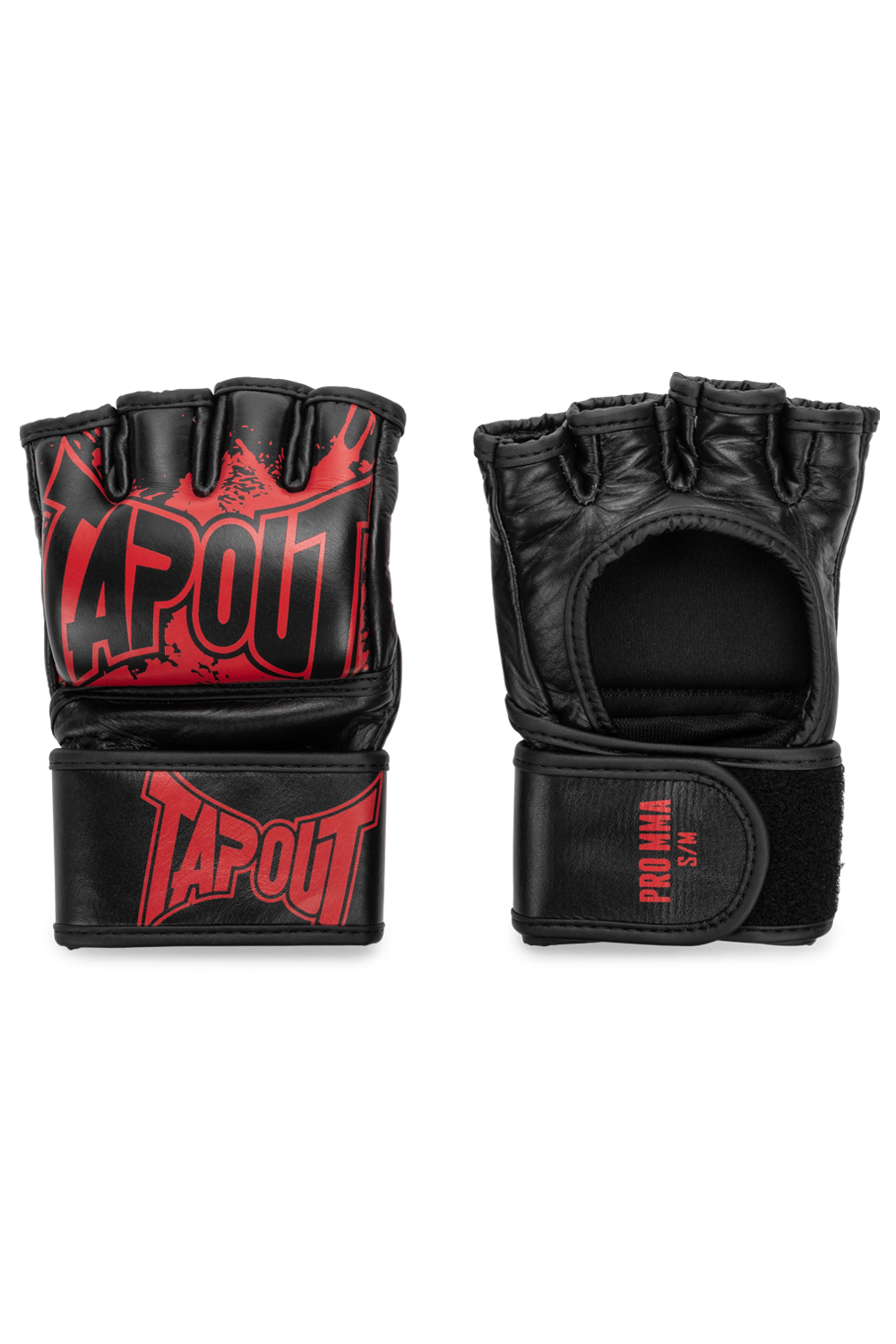 Tapout Leather MMA Pro Fight Gloves  (1 Pair)