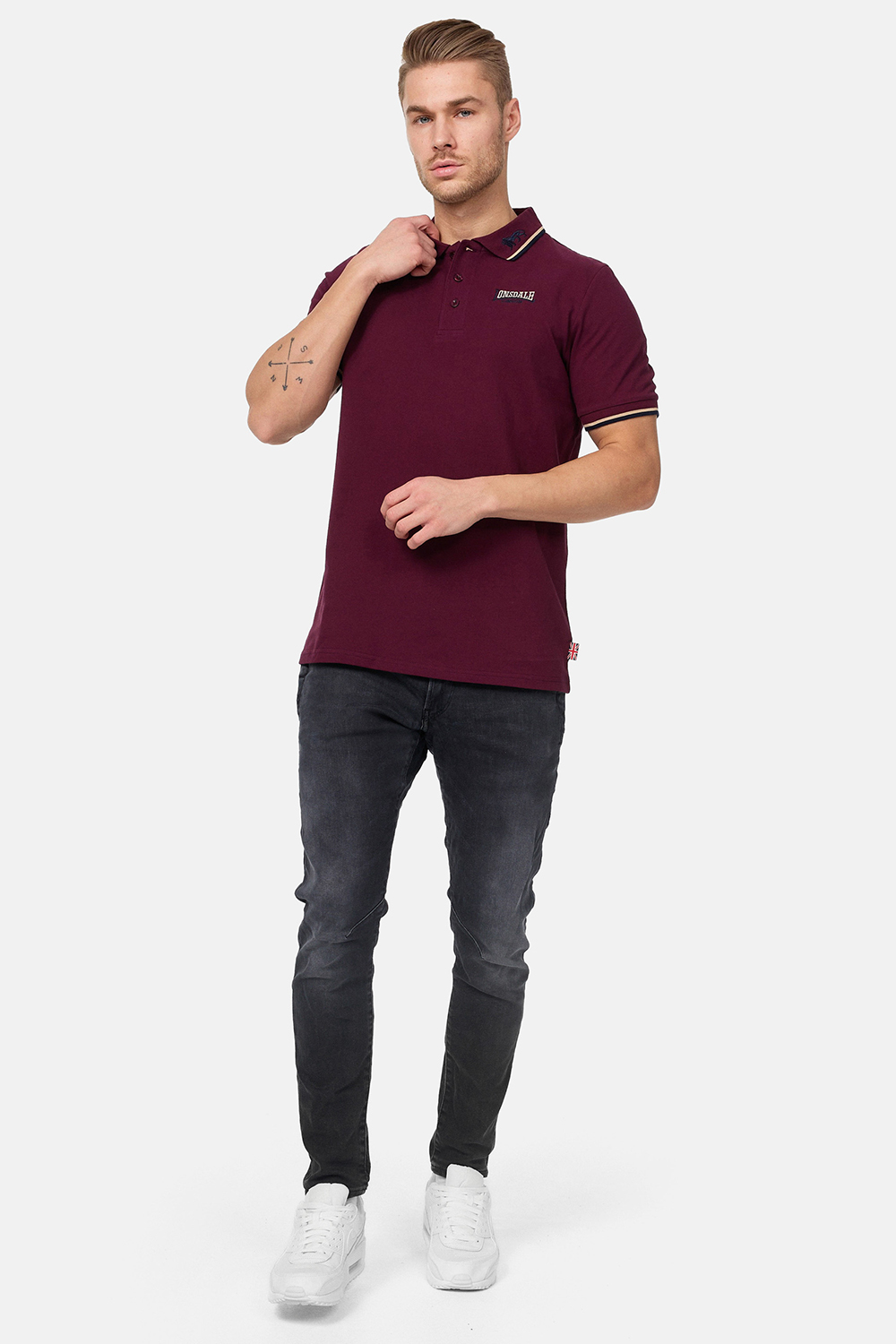 Tricou polo barbati, Lonsdale Slim Fit