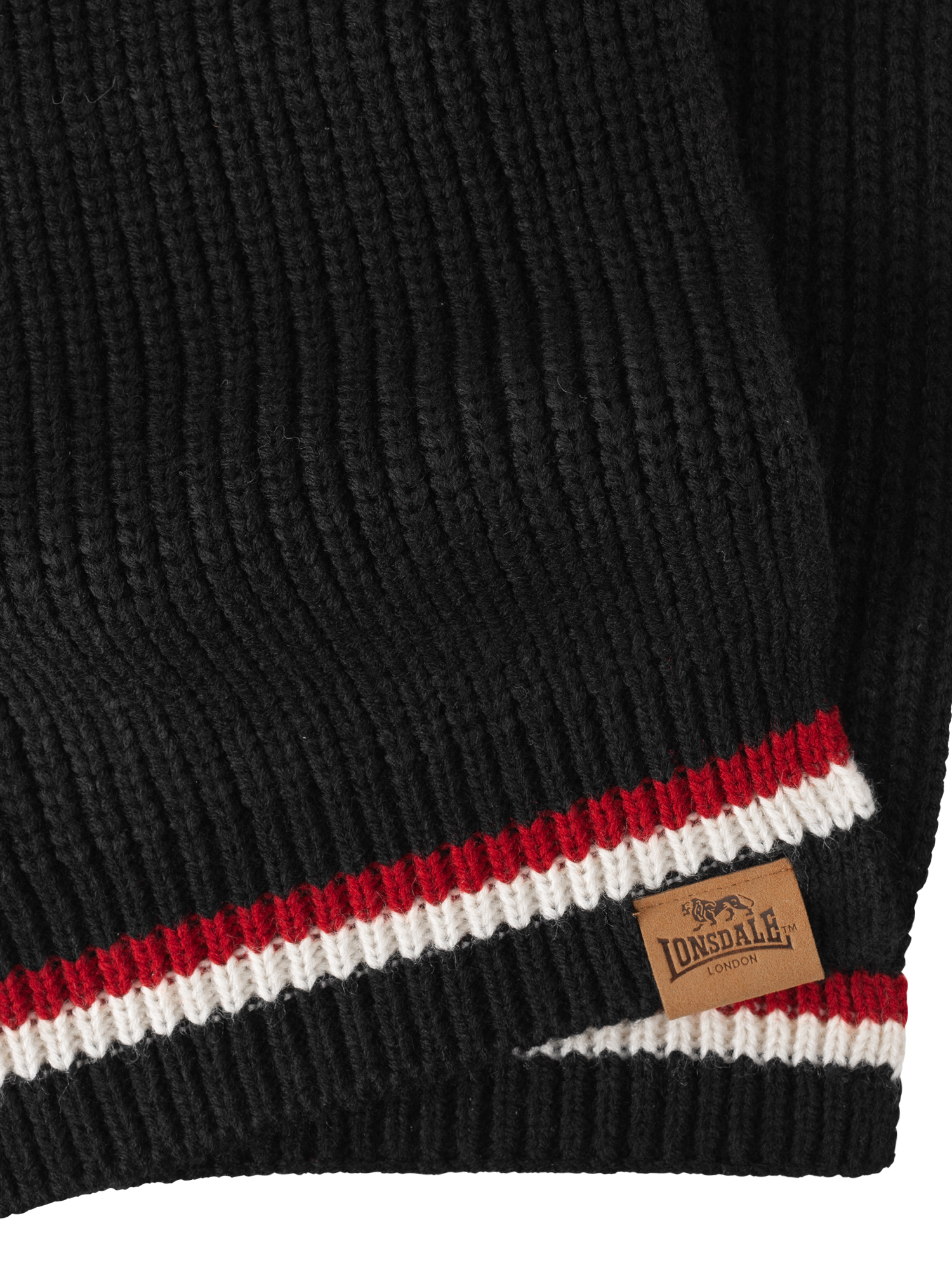 Lonsdale Unisex scarf and beanie set
