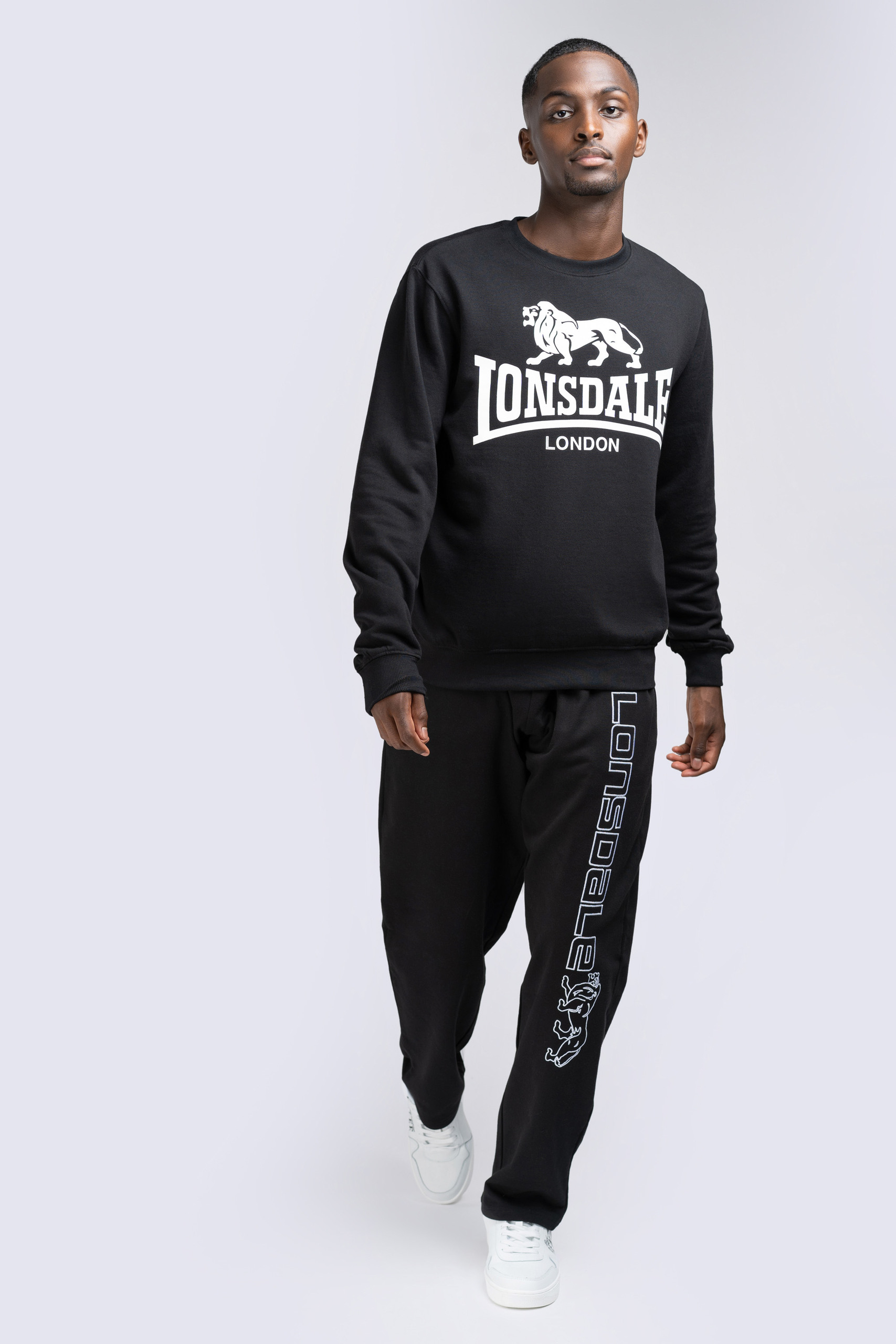 Hanorac bărbați Lonsdale 113374-Black