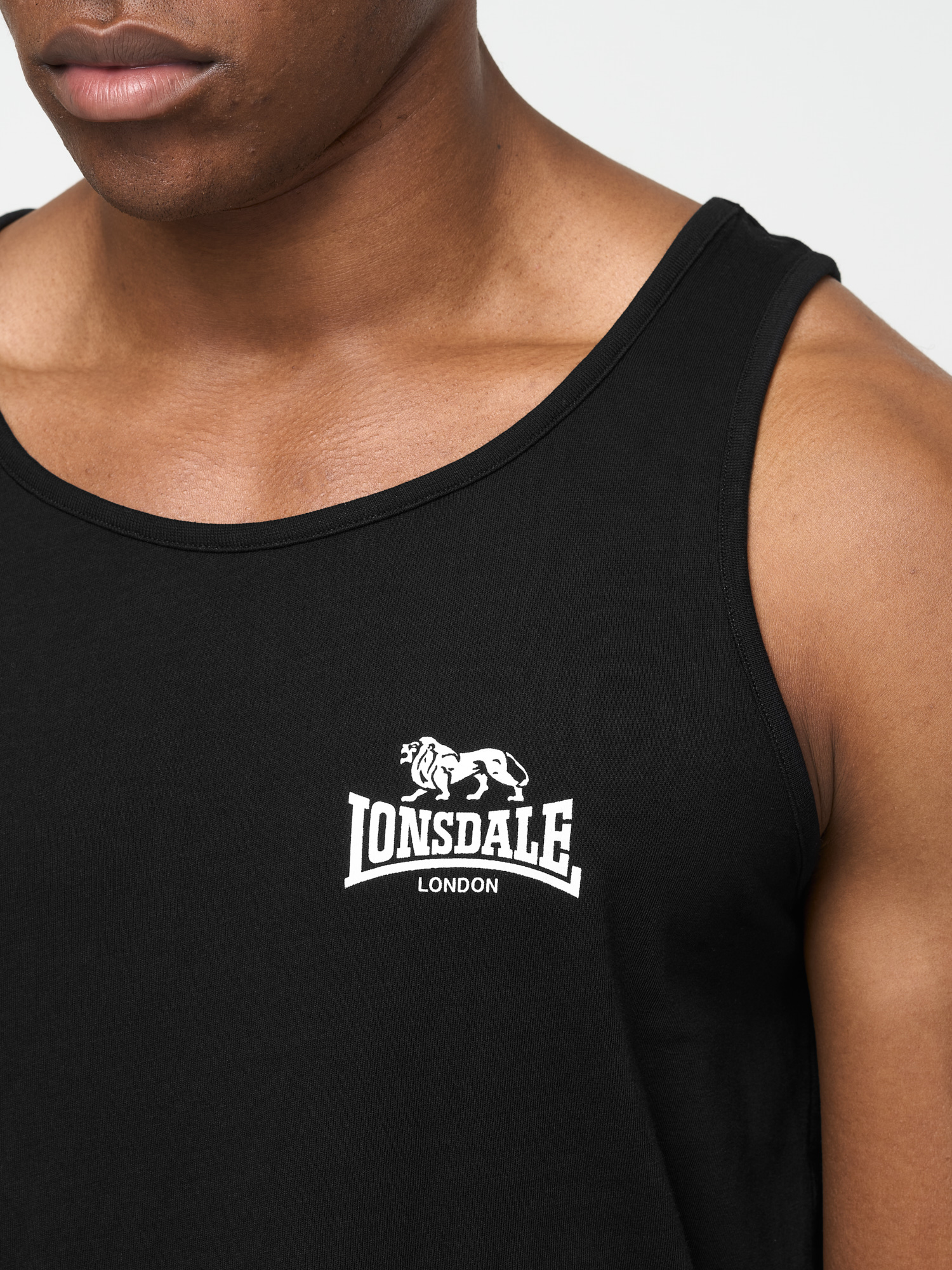 Lonsdale Men's singlet regular fit double pack