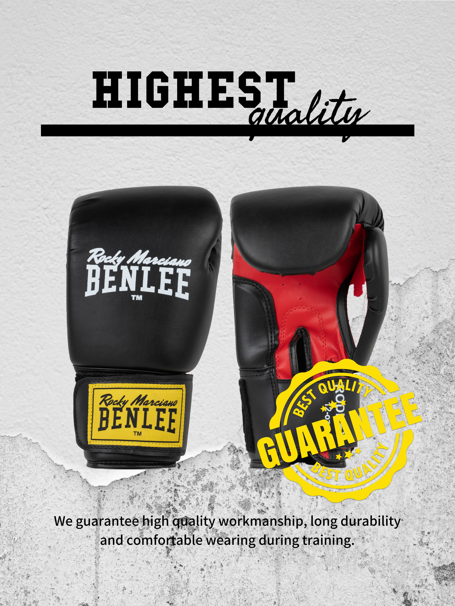 Lonsdale Artificial leather boxing gloves