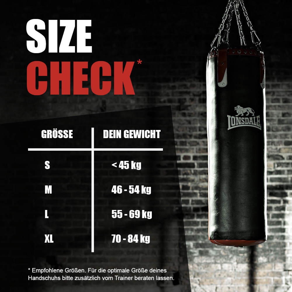 Lonsdale Artificial leather boxing bag gloves