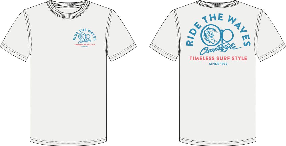 Мъжка тениска Ocean Pacific с нормална кройка