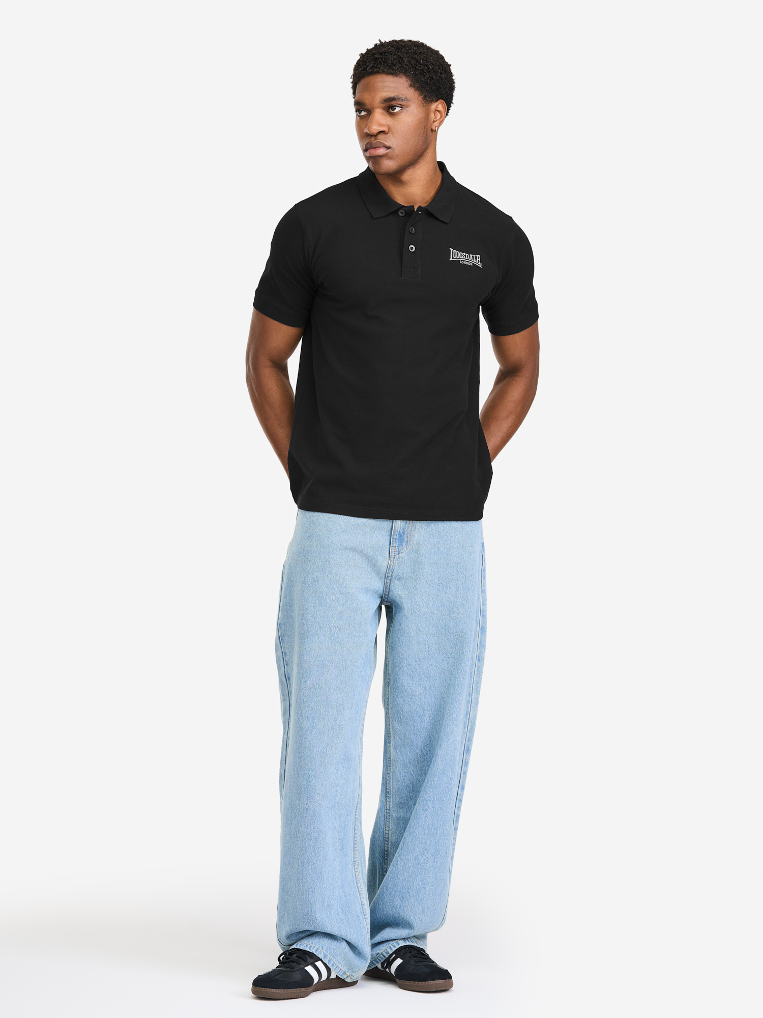 Lonsdale Men's polo shirt regular fit double pack