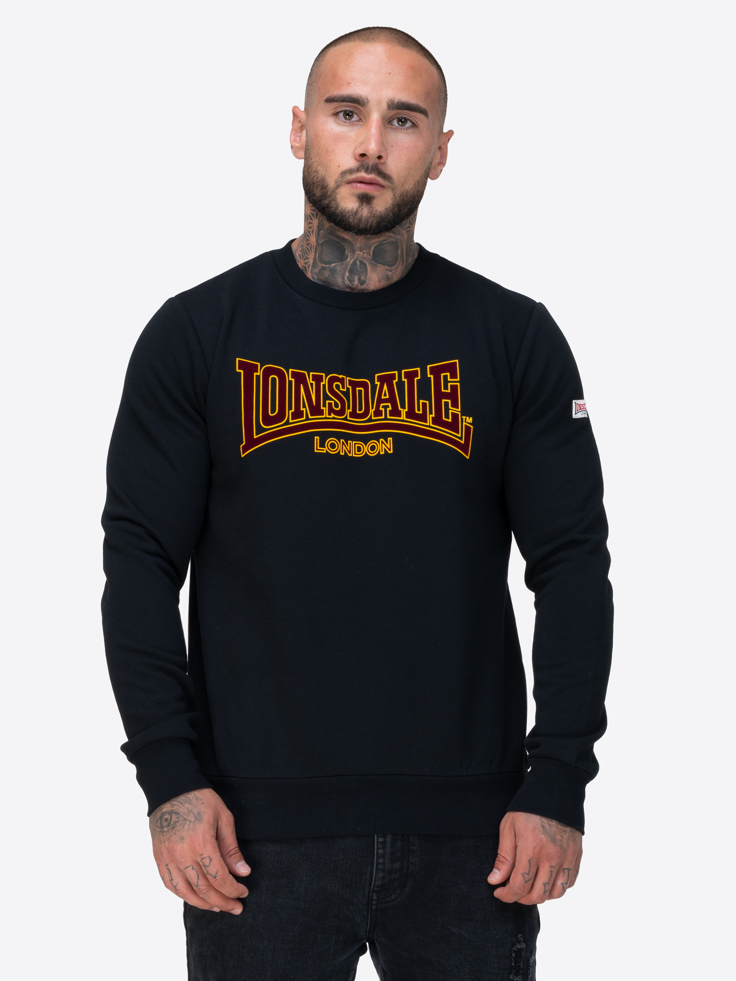 Lonsdale Men's crewneck sweatshirt slim fit