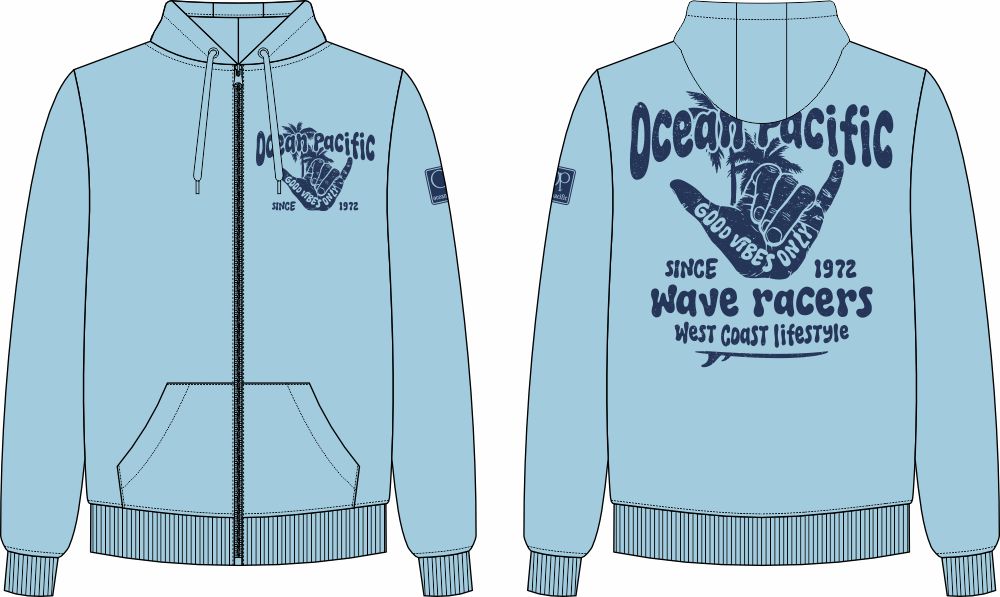 Мъжки суичър с цип Ocean Pacific