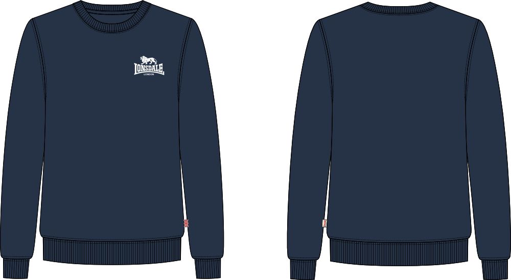 Мъжки суитшърт с кръгло деколте Lonsdale