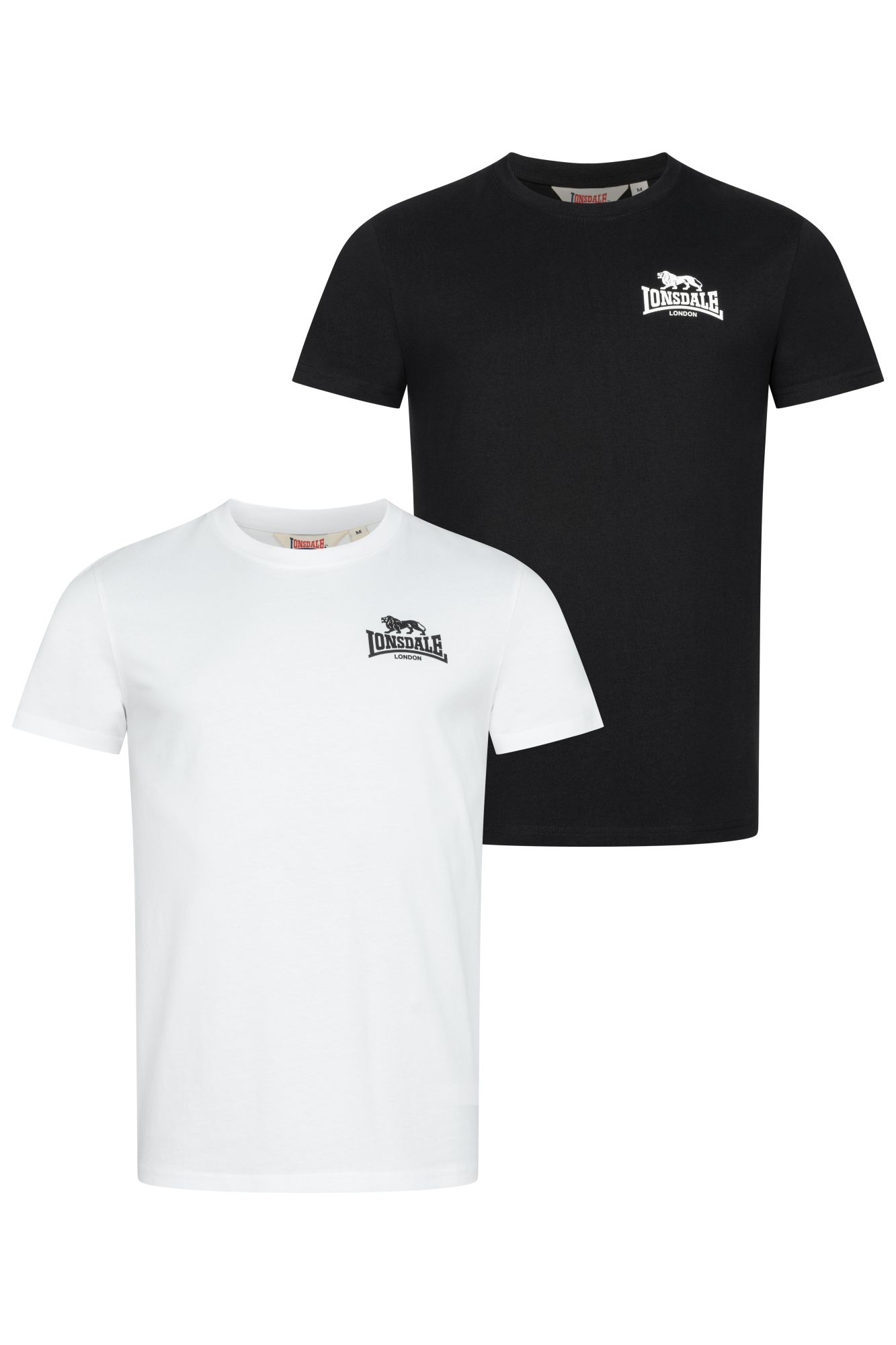 Levně Lonsdale Men's t-shirt regular fit double pack