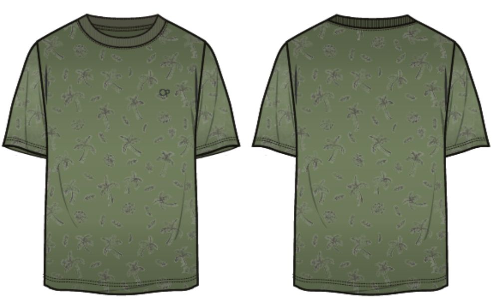 Мъжка тениска с нормална кройка Ocean Pacific